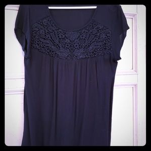 Blsck Lace Top